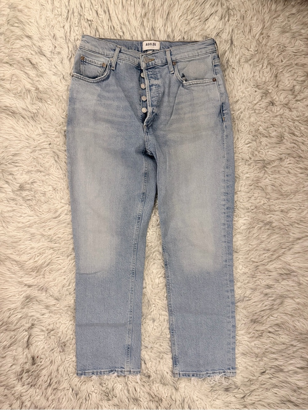 Agolde 90’s Mid Rise Straight Jean - Stream
